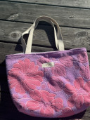 Sac de plage éponge vintage /fushia Nº6