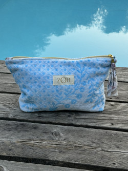 Pochette éponge turquoise Nº21