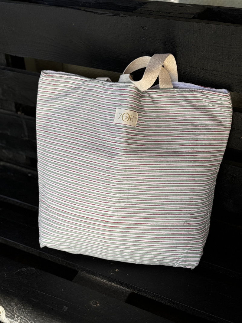 ELVIRA / Maxi Indian Fabric Tote