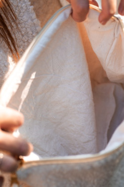 Beige Bouclé Pouch / Ninon