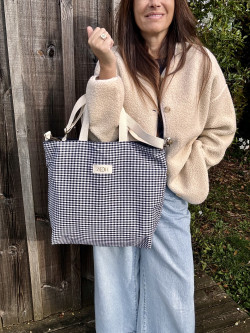 Raw Denim Tote Bag / Jonas
