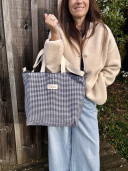 Raw Denim Tote Bag / Jonas