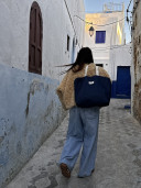 Raw Denim Tote Bag / Jonas