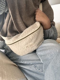 NINON Beige Bouclé Waist Bag