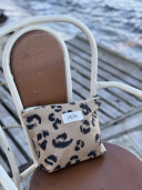 copy of NINON  Greige terry pouch