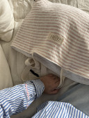 Fragola/ Pink Striped Linen Tote