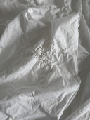 Blouse brodée en linge ancien/ JOY