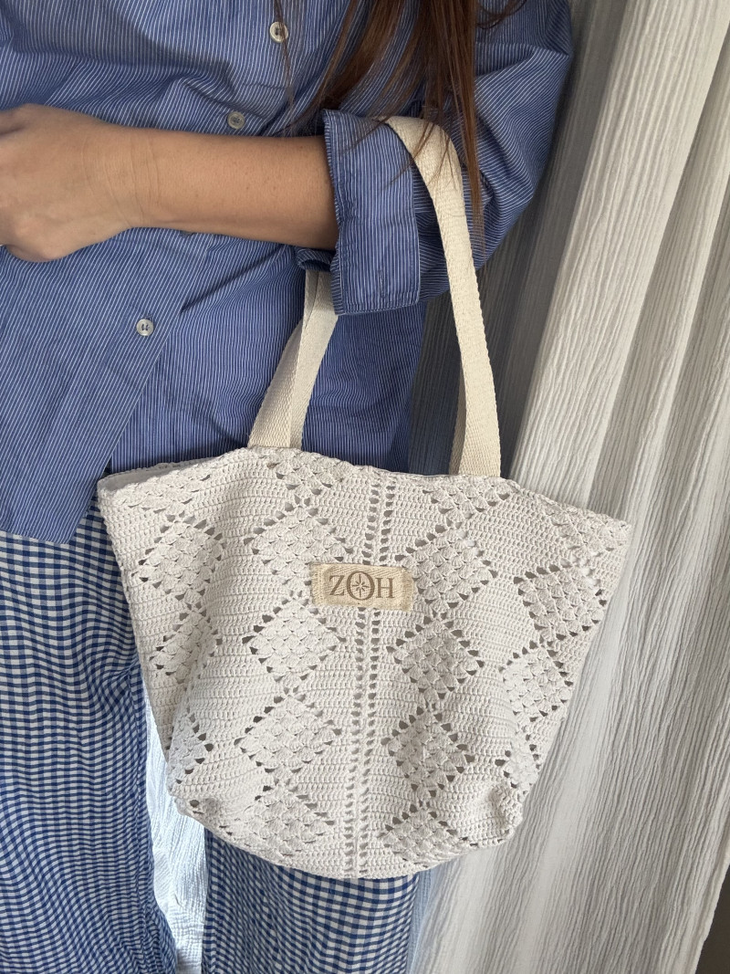 Cabas en crochet mini Angele