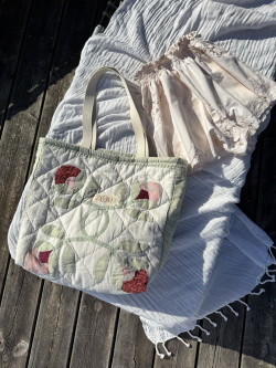 Cabas patchwork Marius