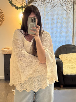 Poncho en crochet ISAAC
