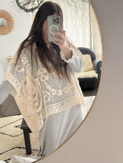 Poncho en crochet ABEL