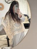 Poncho en crochet ABEL