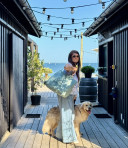 Cabas en lin "Cap Ferret Mon Amour"