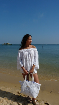 Blouse en maille crochet Suzon