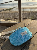 copy of Celadon washed linen belt bag