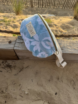 copy of Celadon washed linen belt bag