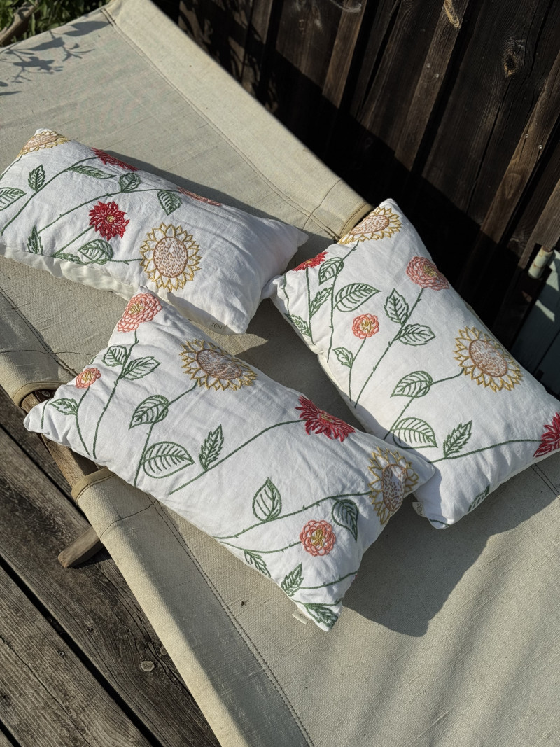 Coussins ''Le temps des fleurs''