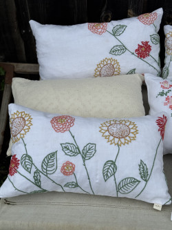 Coussins ''Le temps des fleurs''