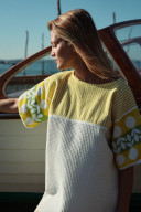 Robe éponge CAP FERRET/ Citron