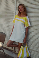 Robe éponge St Tropez /Jaune