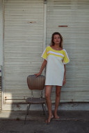 Robe éponge St Tropez /Jaune