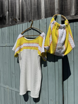 Tote Bag éponge Anatole jaune