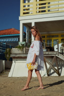 Robe en linge ancien / Charlotte