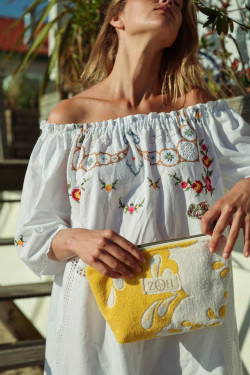 Robe en linge ancien / Charlotte