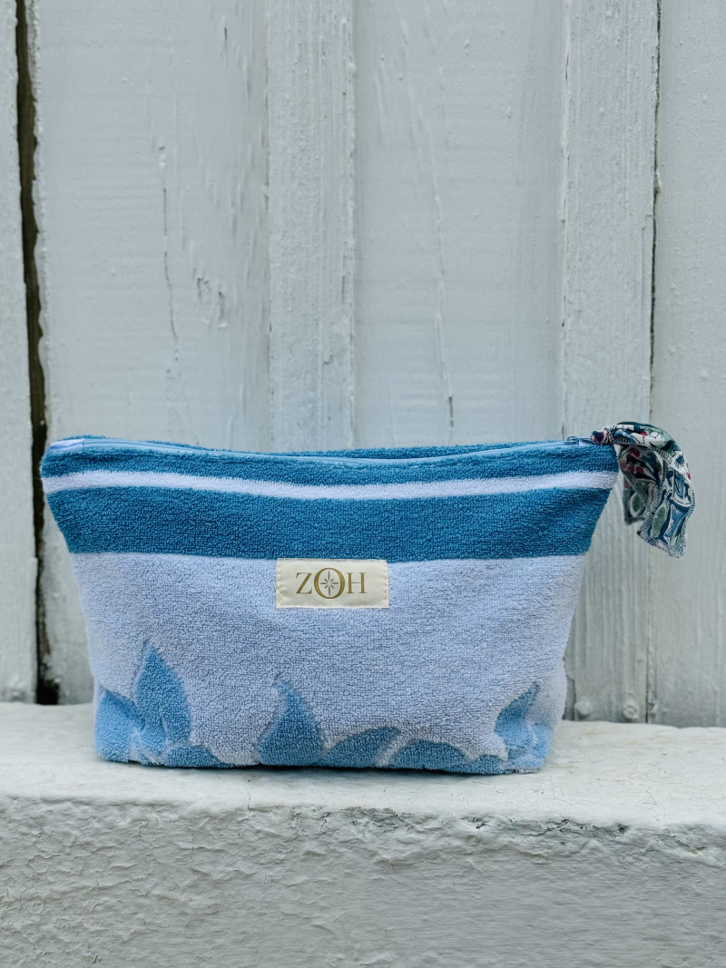 Pochette éponge vintage /Santorini