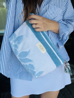 Pochette éponge  vintage /Santorini