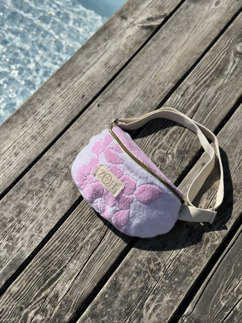 copy of Celadon washed linen belt bag