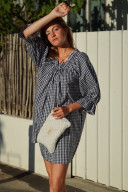 Agathe Gingham Dress