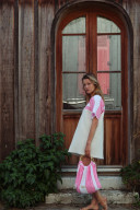 Robe éponge Ibiza /Rose