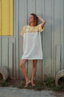 Robe éponge Capri / jaune
