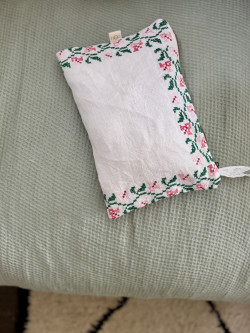 Pochette en linge ancien Jane