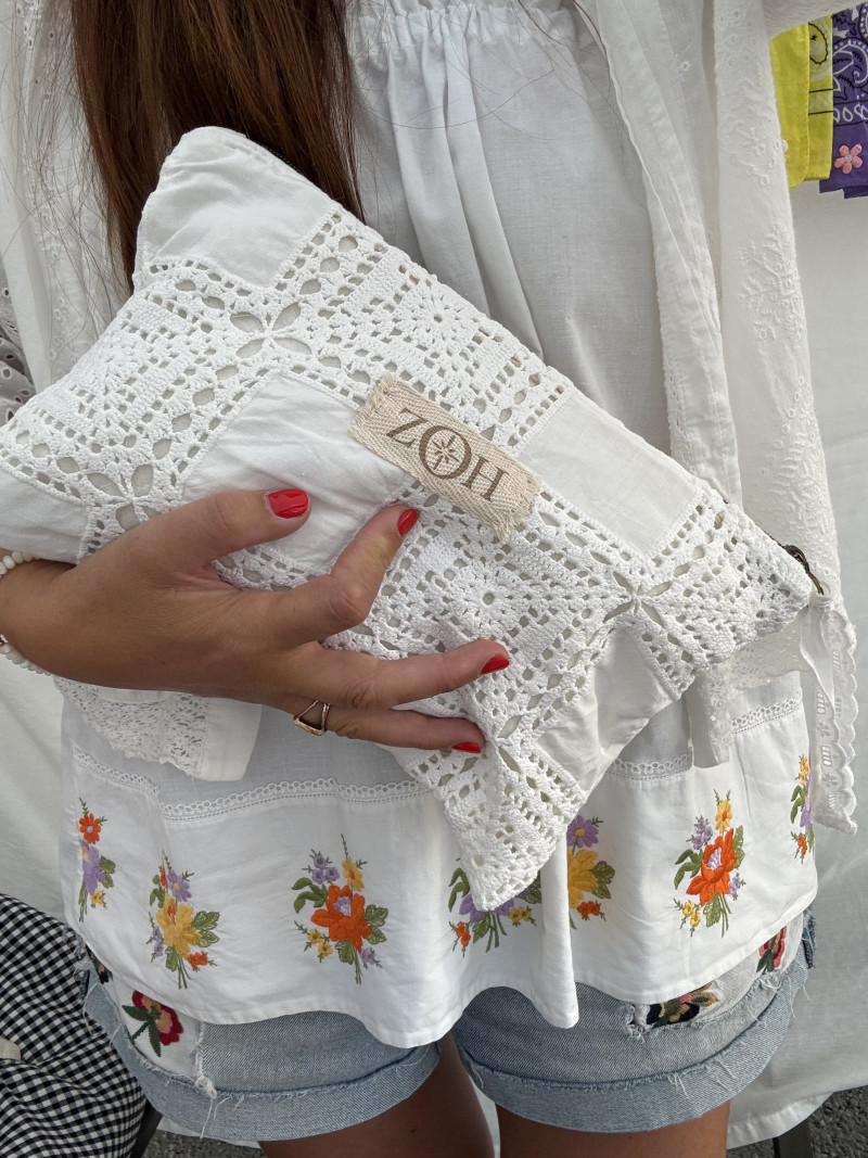 Pochette en linge ancien Chloé