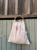 Tote Bag en linge ancien/ Charlie