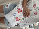Pochette en linge ancien brodé/ Annette