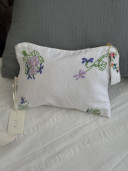 Pochette en linge ancien IRIS