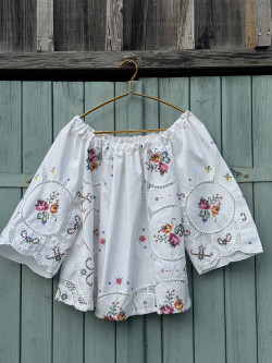 Blouse en linge ancien...