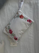 Pochette en linge ancien MILA