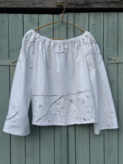 Blouse en linge ancien...