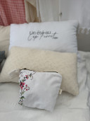 Pochette en linge ancien Livia