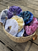 Chouchou broderie Anglaise