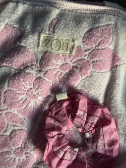 Sac cabas éponge  vintage Guimauve