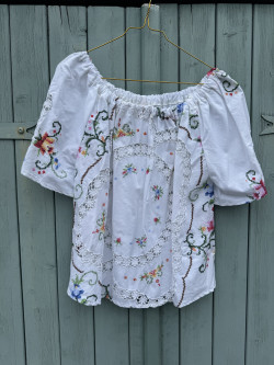 Blouse en linge ancien...