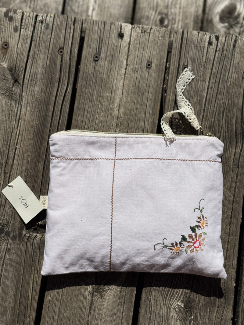 Pochette en linge ancien Masha