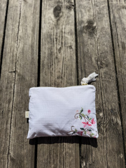 Pochette en linge ancien Cleo