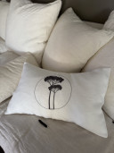 Housse de coussin "Les pins du bassin''