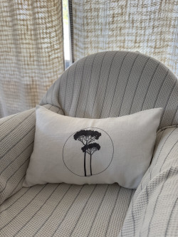 Housse de coussin "Les pins...